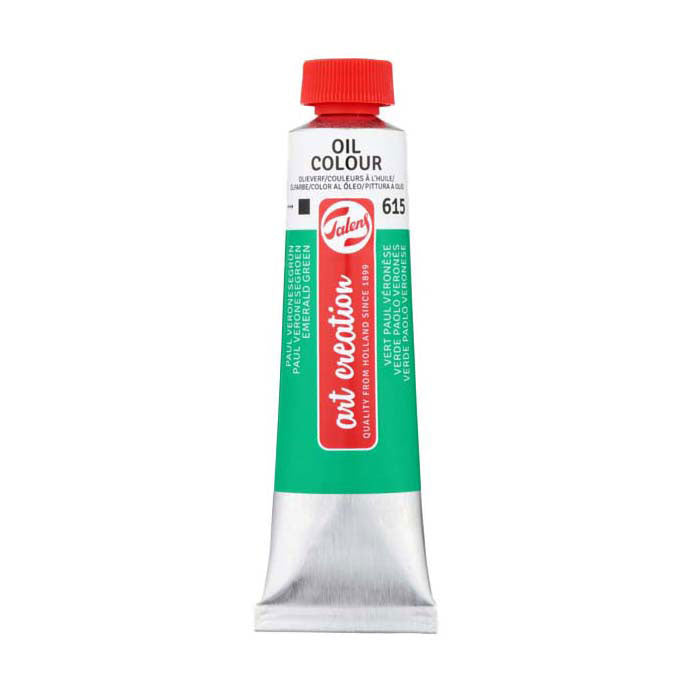 Talens art création peinture à l'huile tube 40ml vert paul veronese