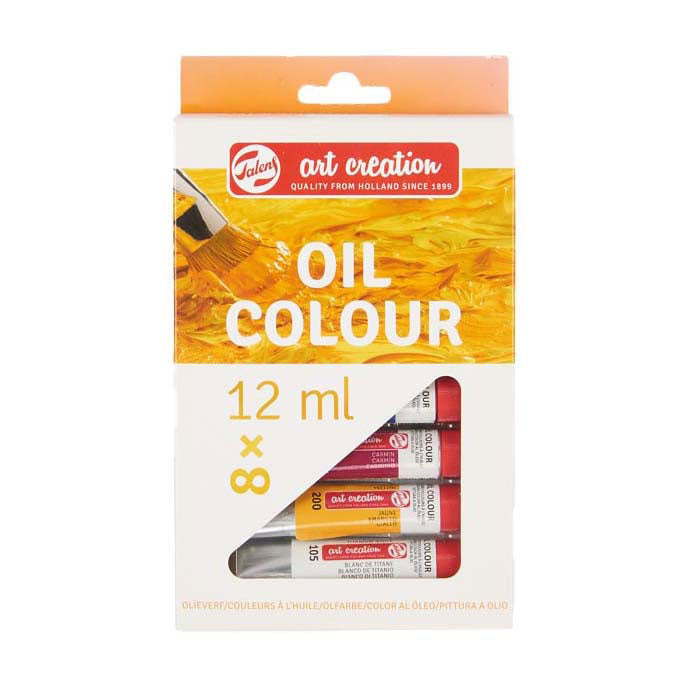 Talens art création peinture à l'huile set 8x12ml
