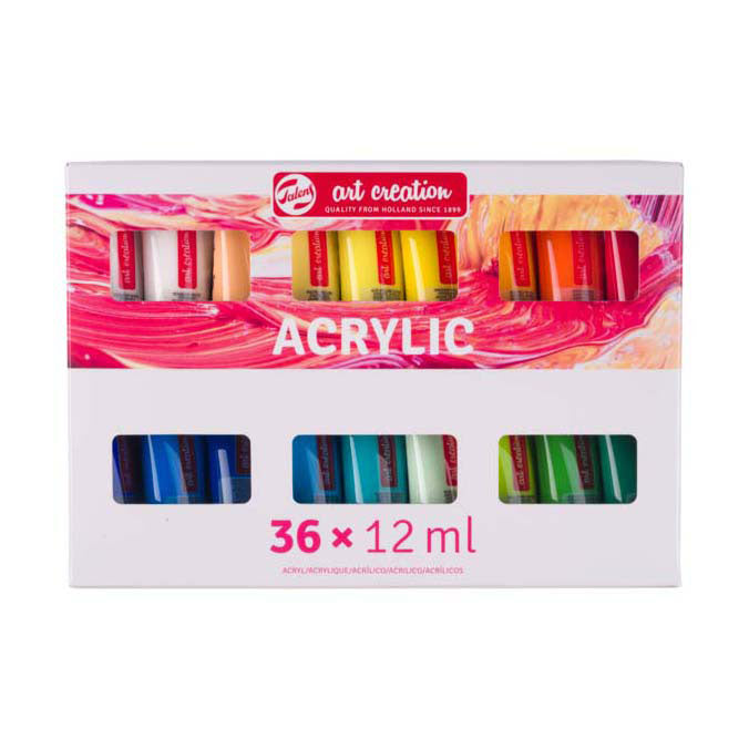 Ensemble de peinture acrylique Talens art création, 36x12ml
