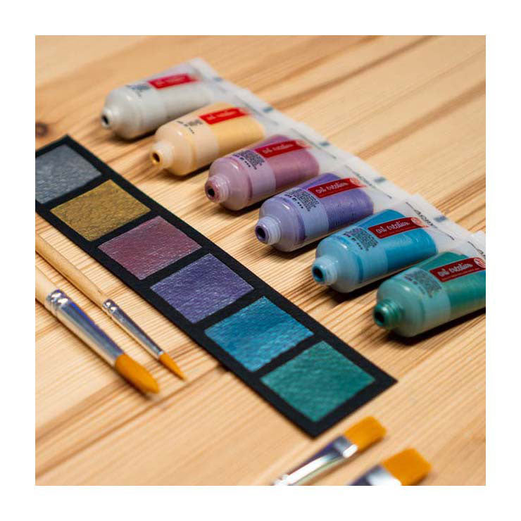 Talens art création ensemble de peinture acrylique métallisé | 6x12 ml