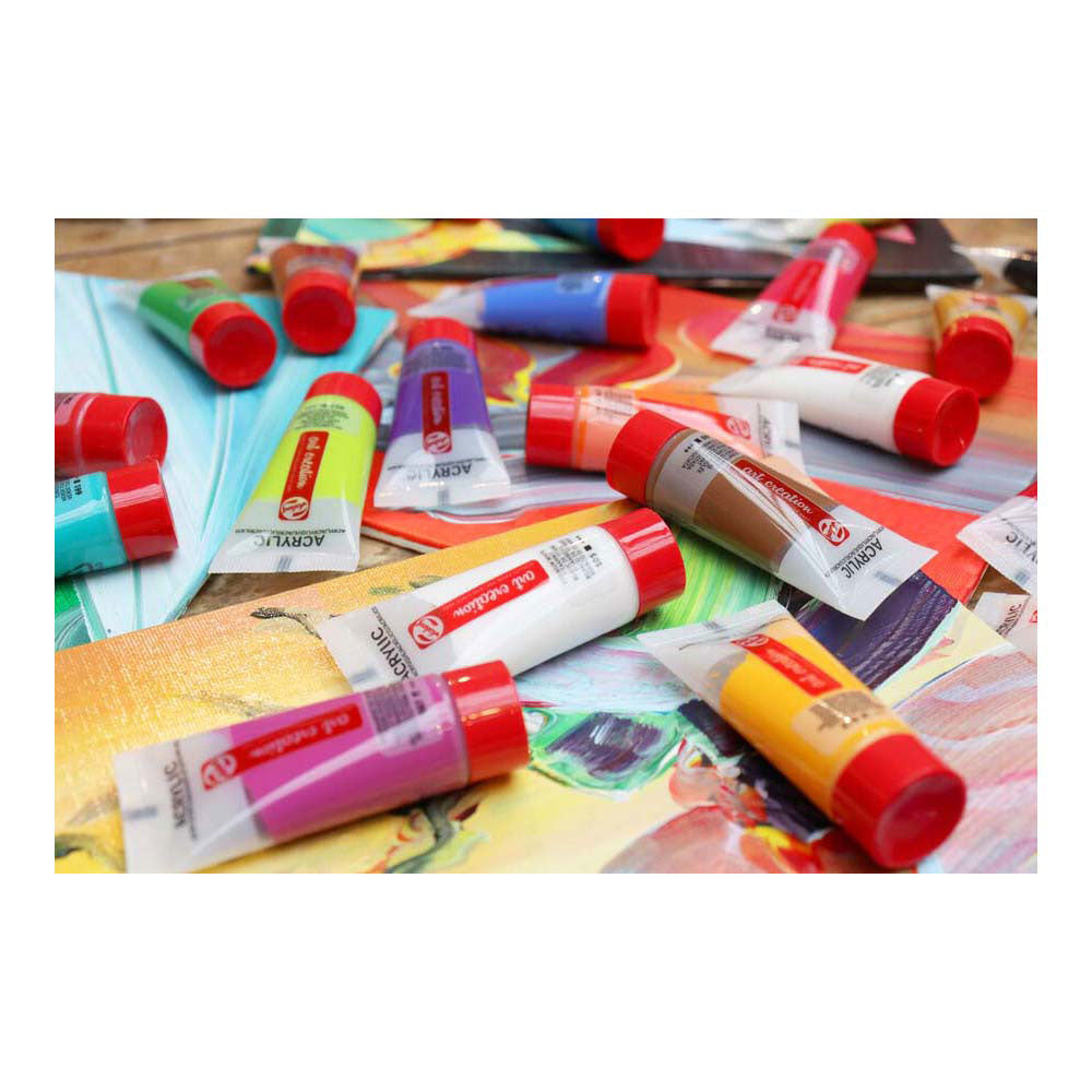 Talens art création boîte distributeur de peinture acrylique primaire 100x12ml