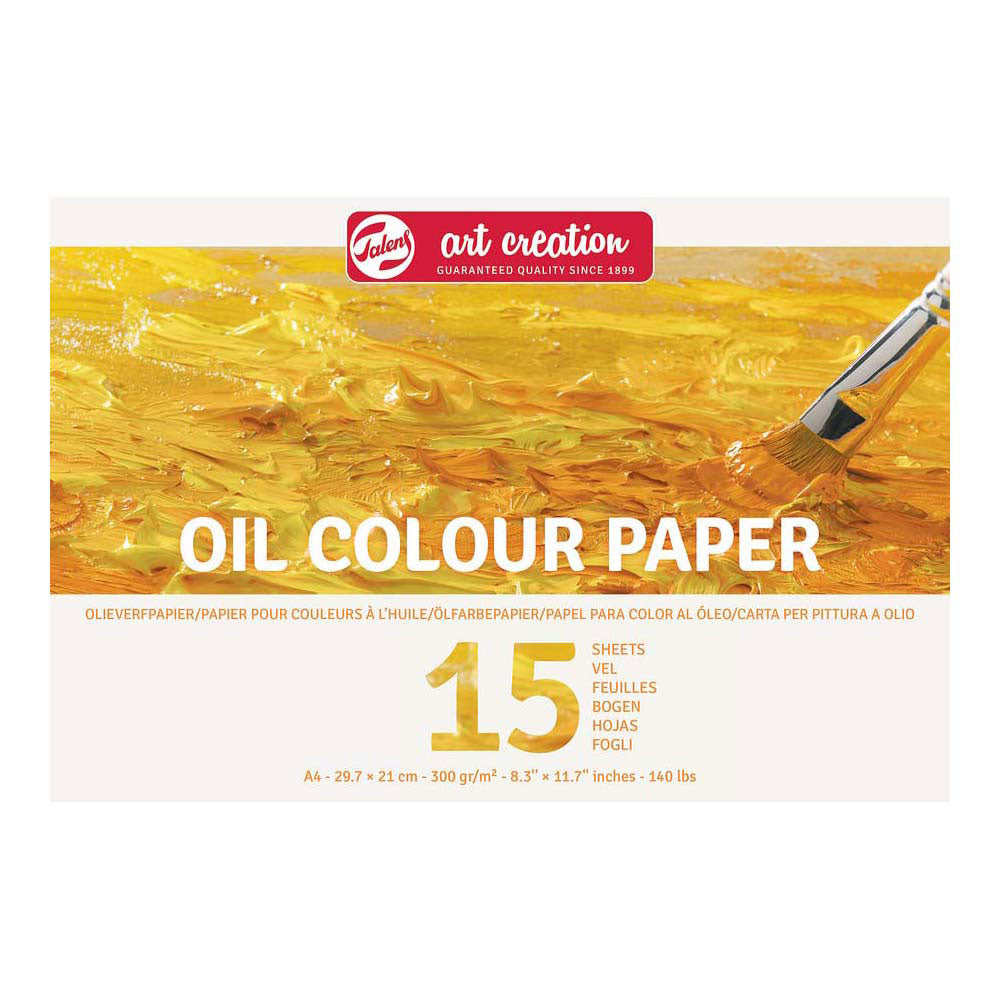 Papier peinture à l'huile Talens art création - mélange fsc