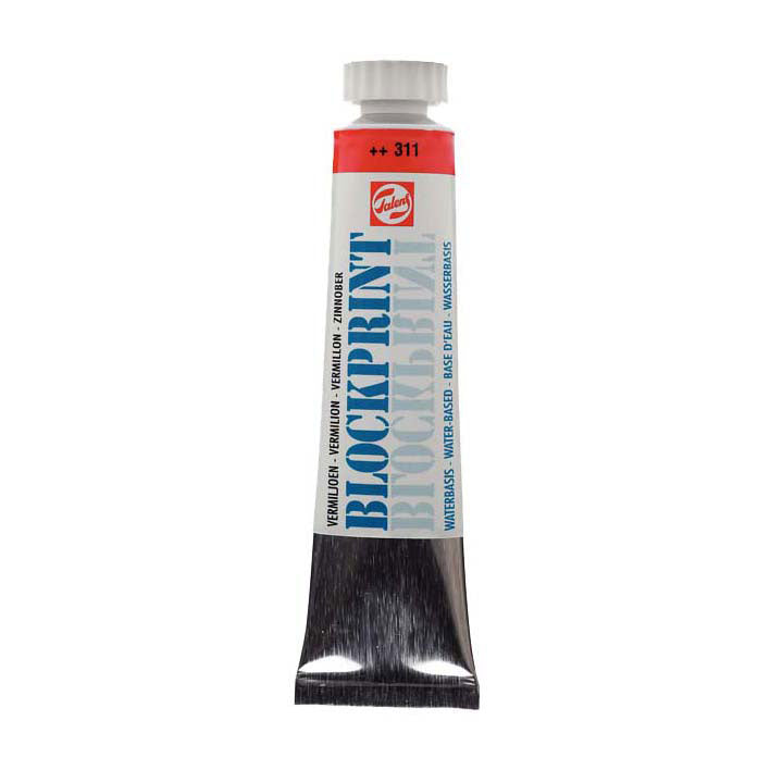 Talens blockprint tube 20ml vermillon 311