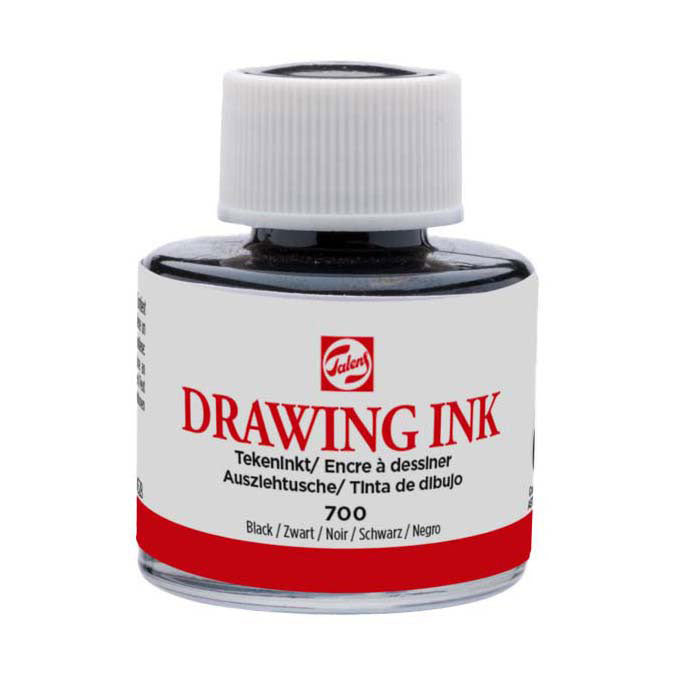 Encre à dessin imperméable Talens noire 11 ml