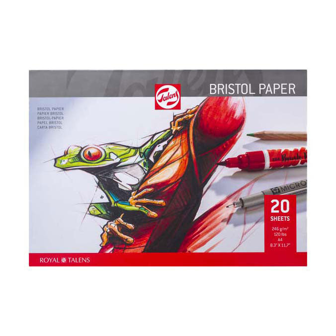 Papier Bristol Talens a4 246 g m2 20 feuilles