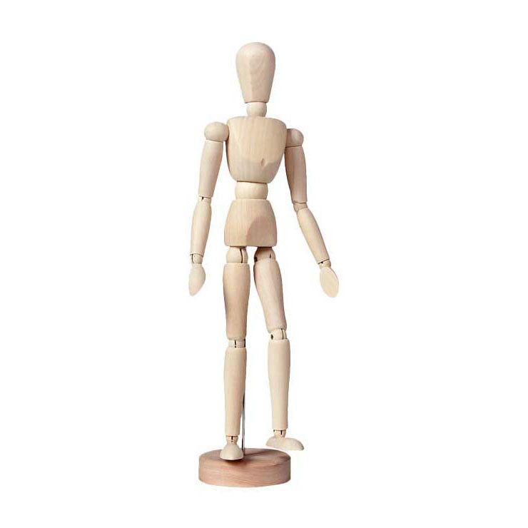 Talens mannequin femme 30cm bois clair