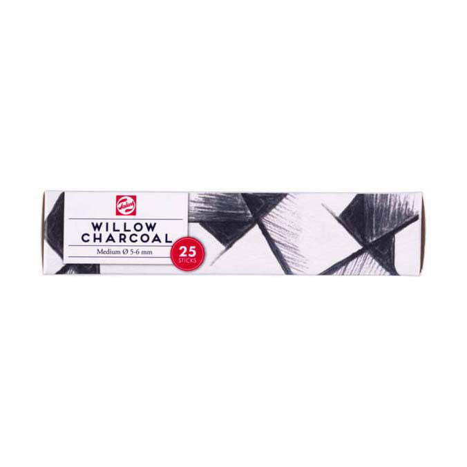 Talens charbon de bois médium 25 bâtonnets