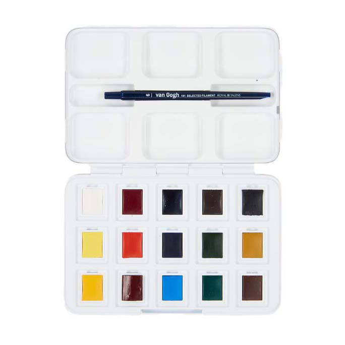 Bruynzeel van Gogh boîte de poche de peinture aquarelle couleurs de base