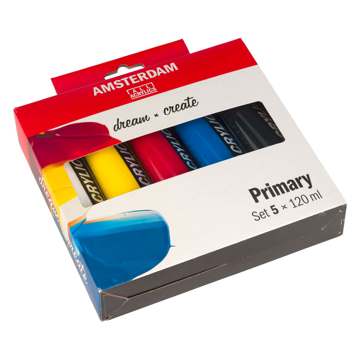 Ensemble primaire de peinture acrylique Bruynzeel Amsterdam série standard 120 ml, 5 pcs.