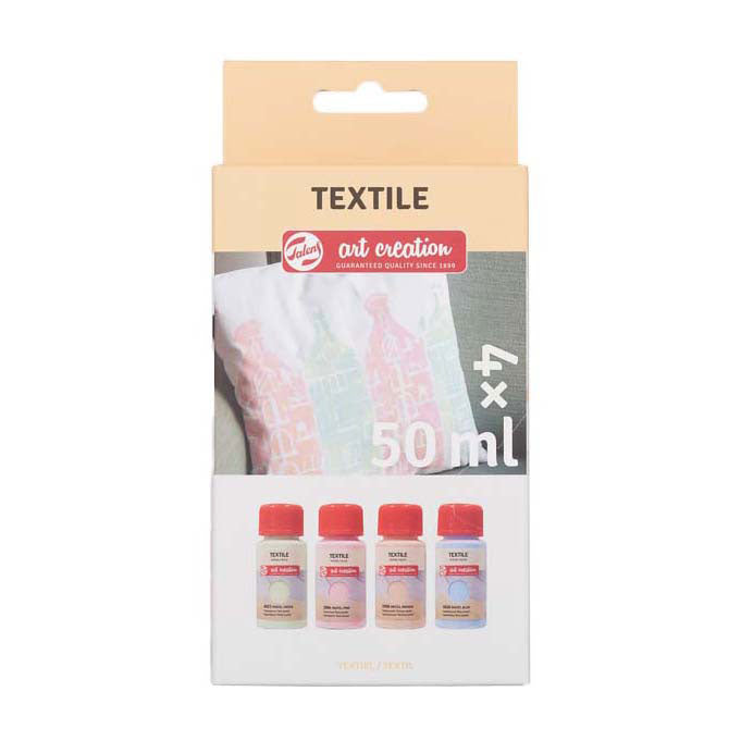 Talens art création peinture textile pastel 4x50ml