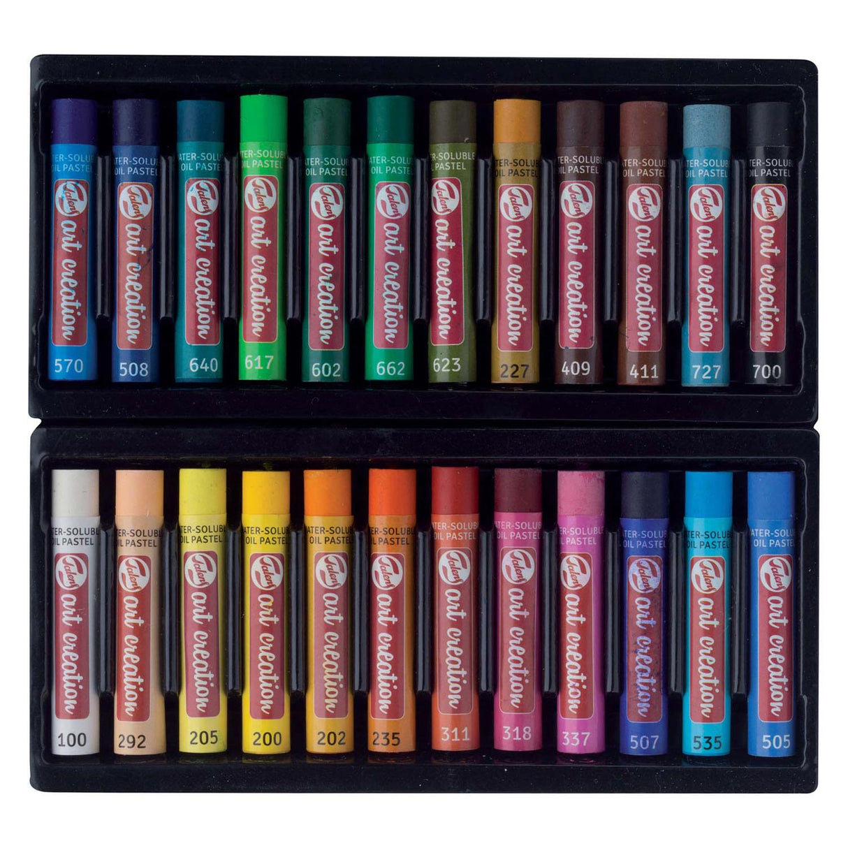Talens art création pastels à l'huile solubles dans l'eau, 24 pcs.