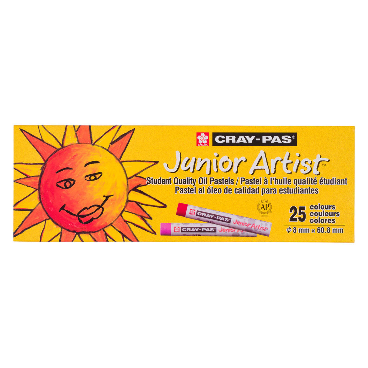 Ensemble de pastels à l'huile d'artiste junior Sakura cray-pas, 25 pièces.