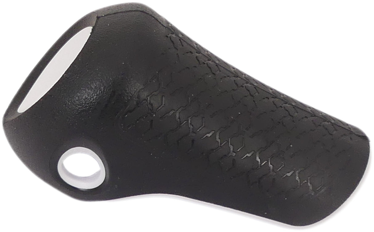 Gazelle Handle Cap Recht Basic 88 mm - noir avec tuyauterie blanche