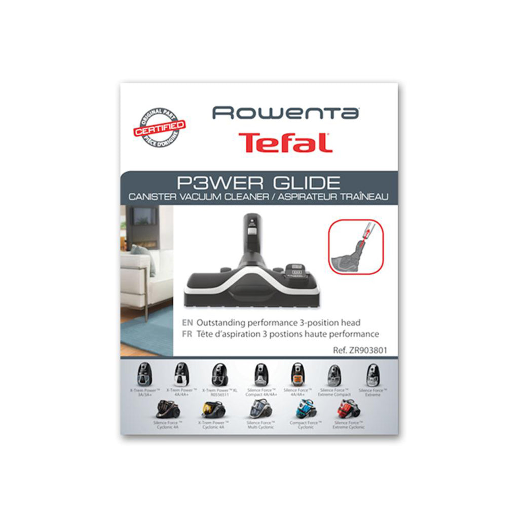 Rowenta zr903801 buse d'aspiration noir et blanc