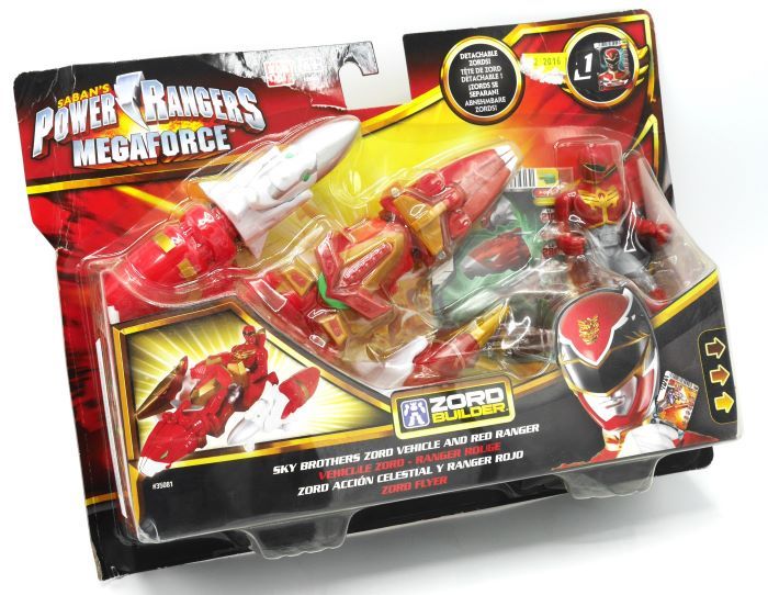 Hasbro power rangers sky brother zord véhicule avec ranger rouge