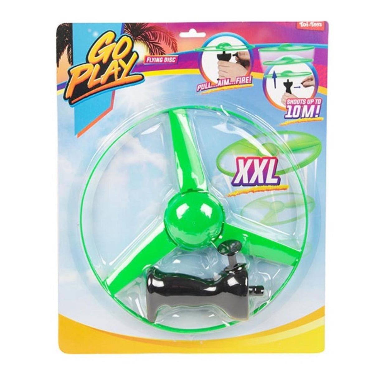 TOI-TOYS va jouer au tireur de disque d'hélicoptère xl