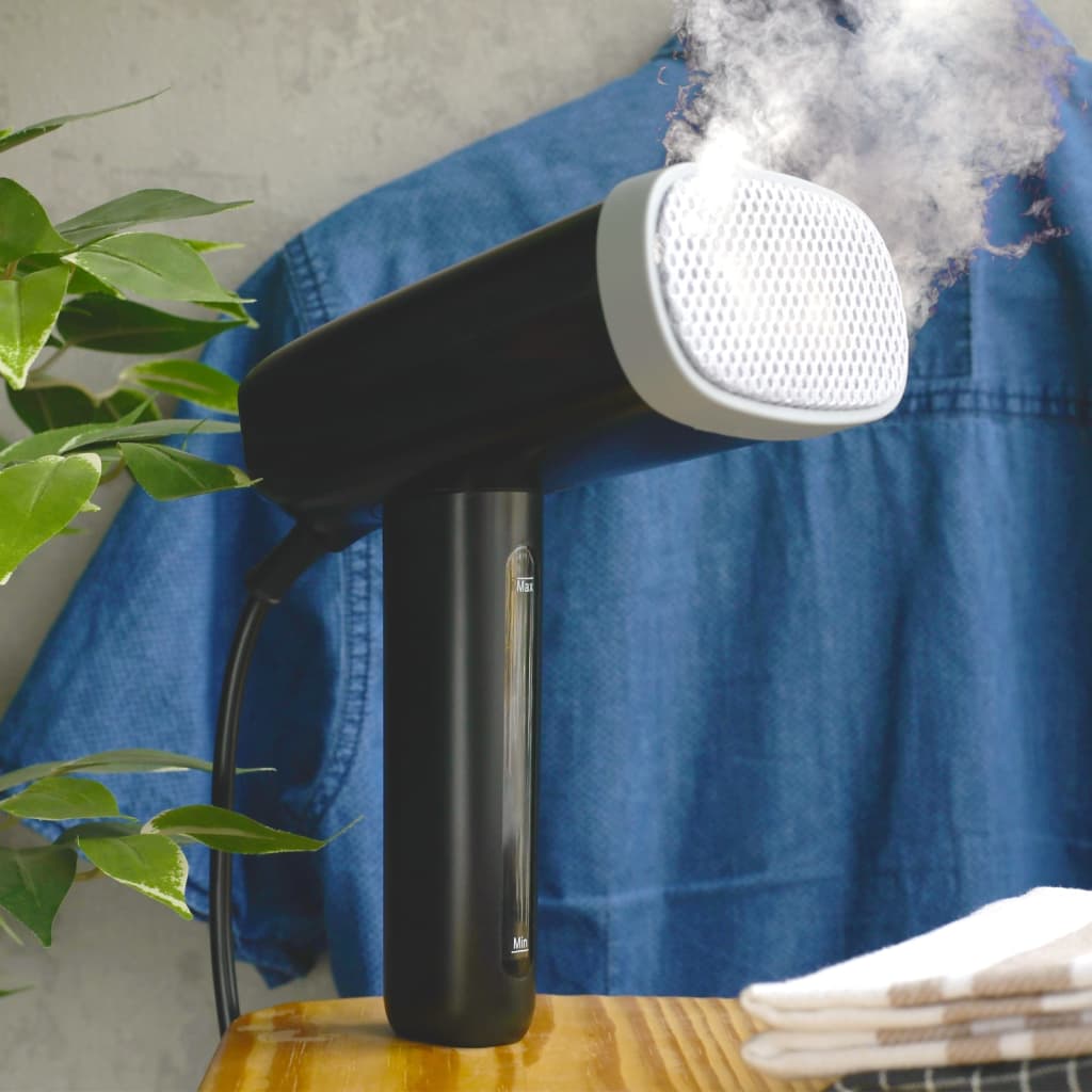 Livoo Vêtements Steamer Compact 800 W en noir et blanc