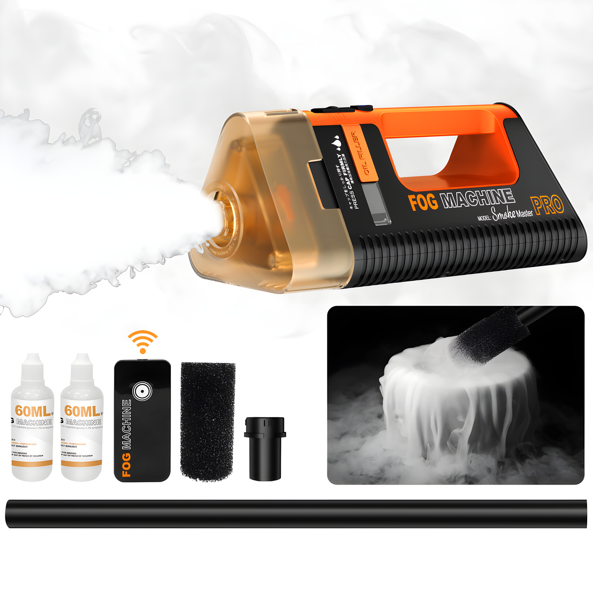 Machine à fumée portative Lensgo Smoke Master Pro