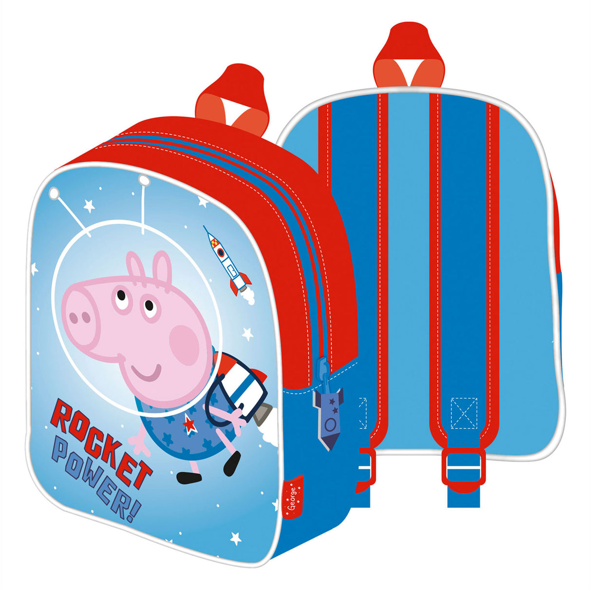 Sac à dos Peppa Pig George voyage dans l'espace