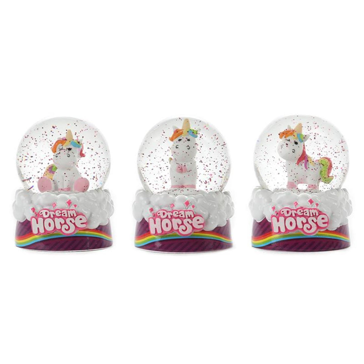 Toi-toys toi toys boule à neige licorne ø6,5xh9cm