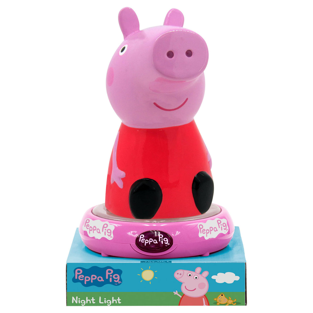 Lampe de nuit 3D sous licence Peppa Pig pour enfants