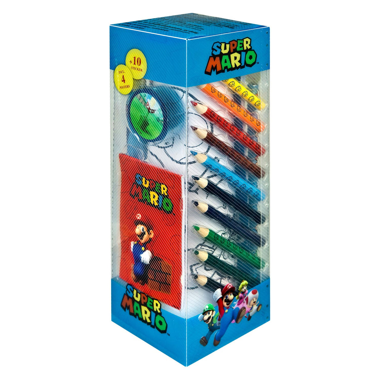 Licensage pour enfants Super Mario Stationery Set Tower, 35dlg.