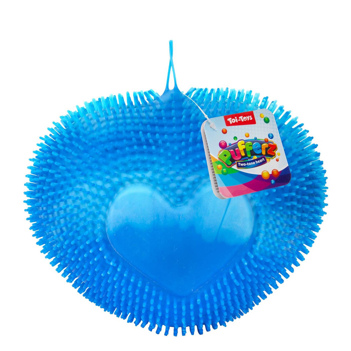 Toi-toys pufferz puffer ball coeur bicolore 19cm 200gr 3 assortis