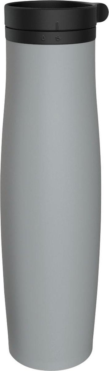 Camelbak beck vide inoxydable - gourde isotherme - 620 ml - acier inoxydable - gourde étanche - gourde - tasse de voyage - bouteille thermos - gris (pierre)