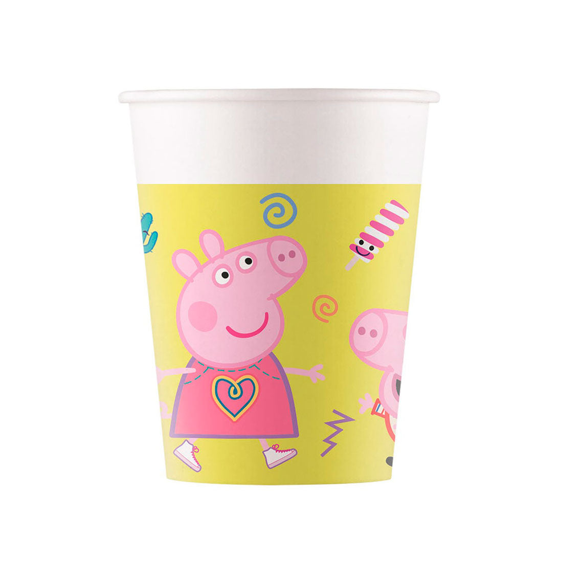Globos tasses Peppa Pig, 8 pcs.