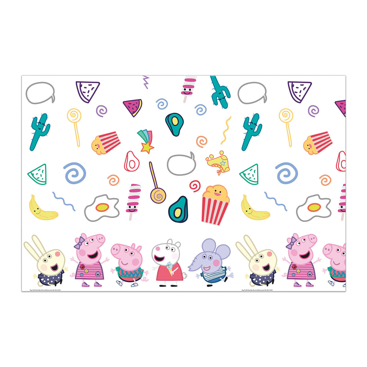 Pig de la nappe Globos Peppa