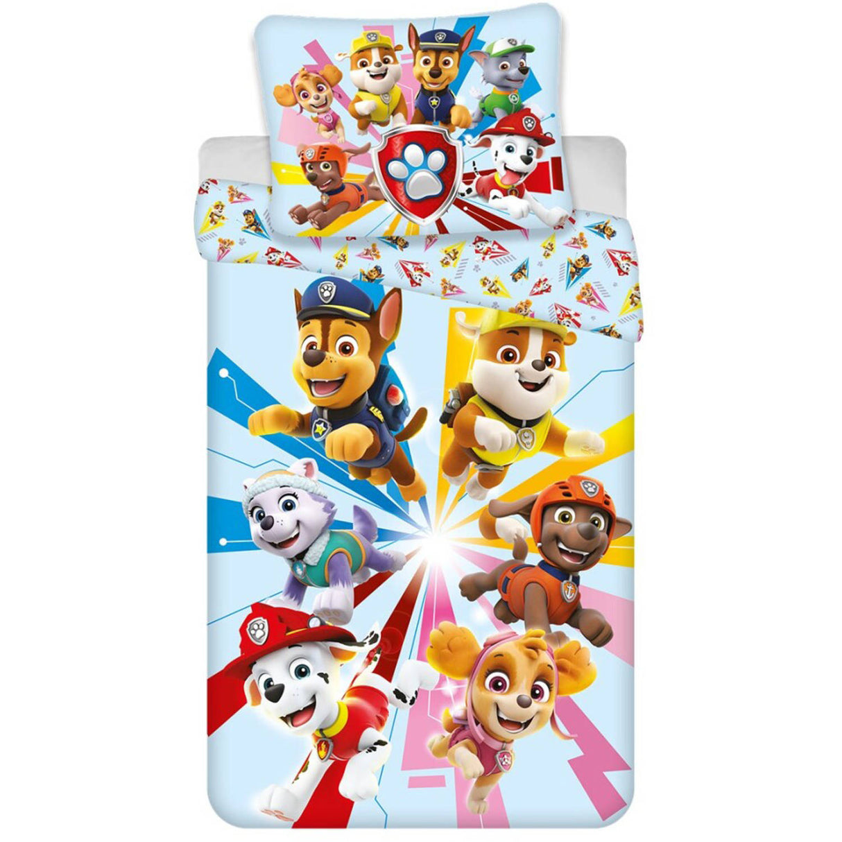 Paw Patrol Housse de couette 140x200cm Microfibre