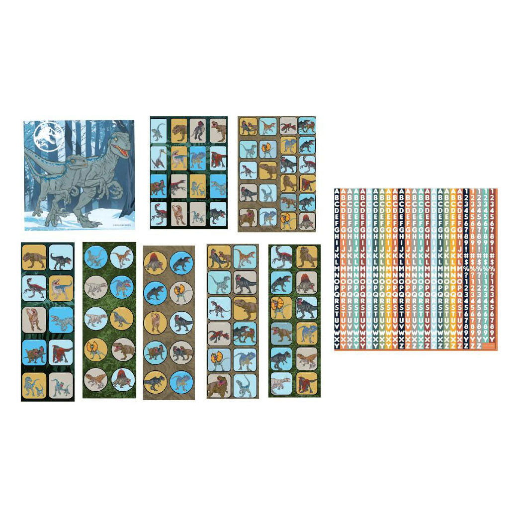 Jeu d'autocollants Jurassic World, 1000 pièces.