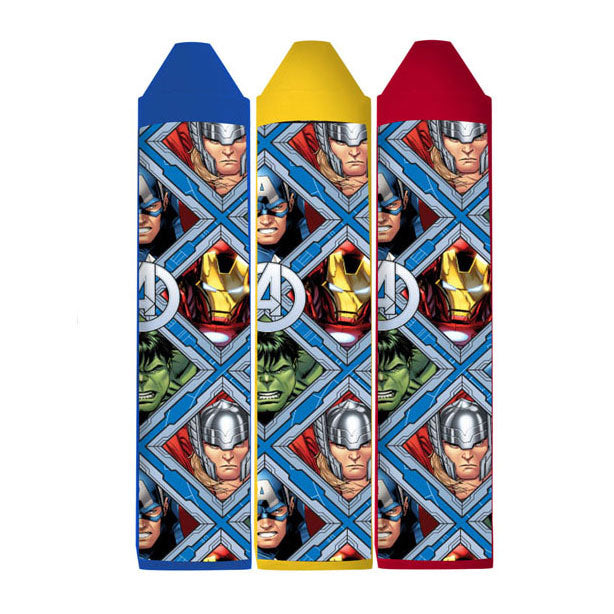 Bloc à dessin Avengers avec autocollants et 3 crayons de couleur, 40 feuilles