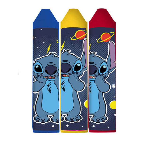 Bloc de dessin lilo avec autocollants et 3 craies, 40 feuilles