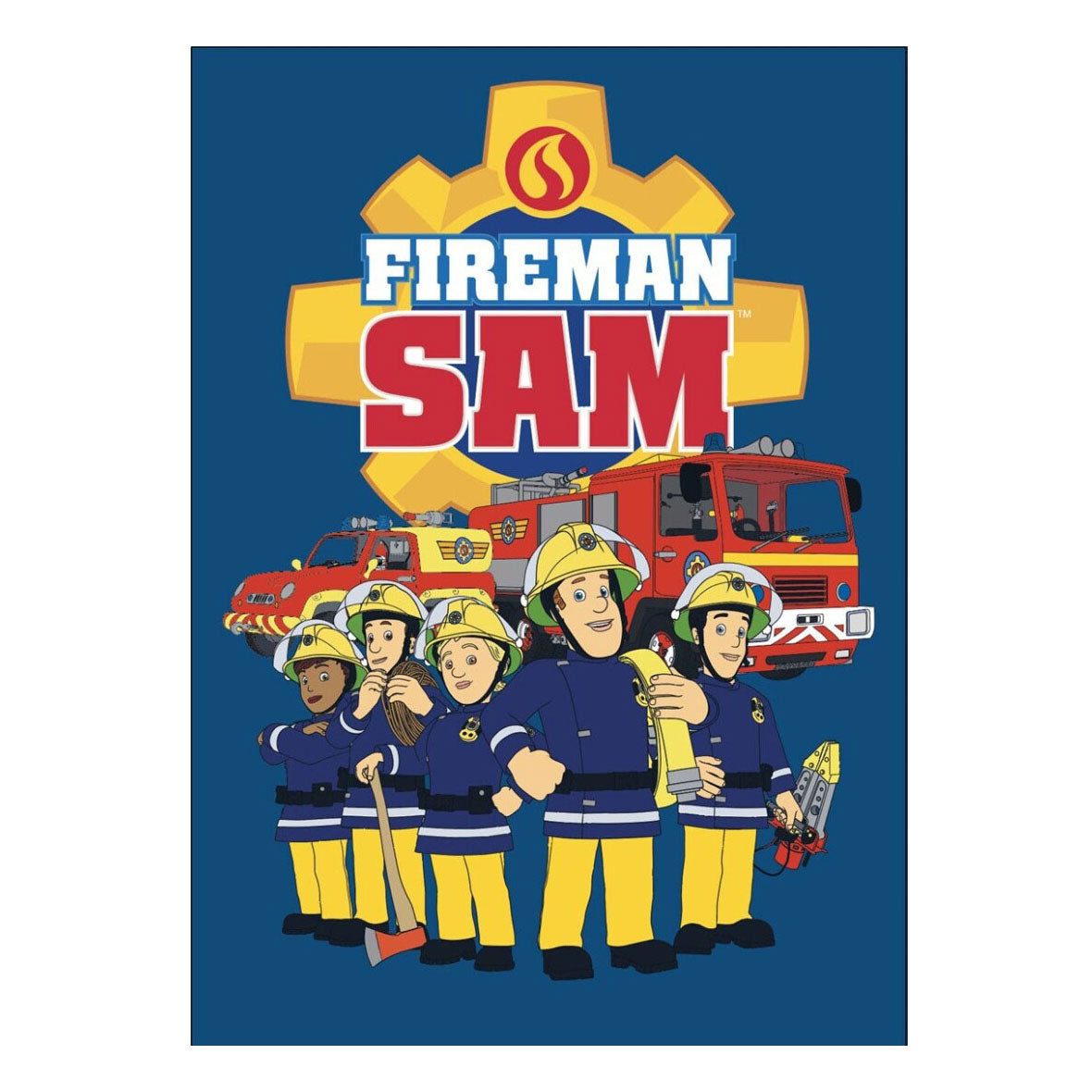 Le pompier Sam Fleece Deken, 110x140cm