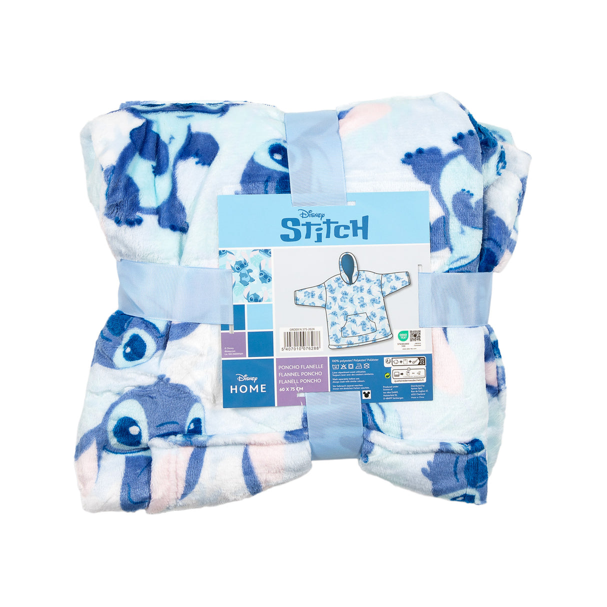 Pull couverture à capuche en polaire pour enfant Puch Stitch 7-14 ans