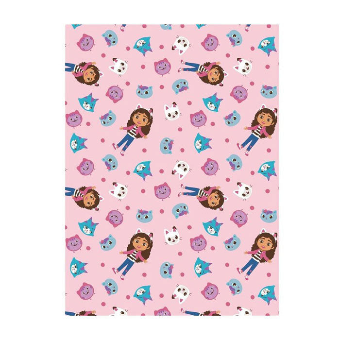 Couverture en flanelle Maison de poupée Gabby, 110x1450cm