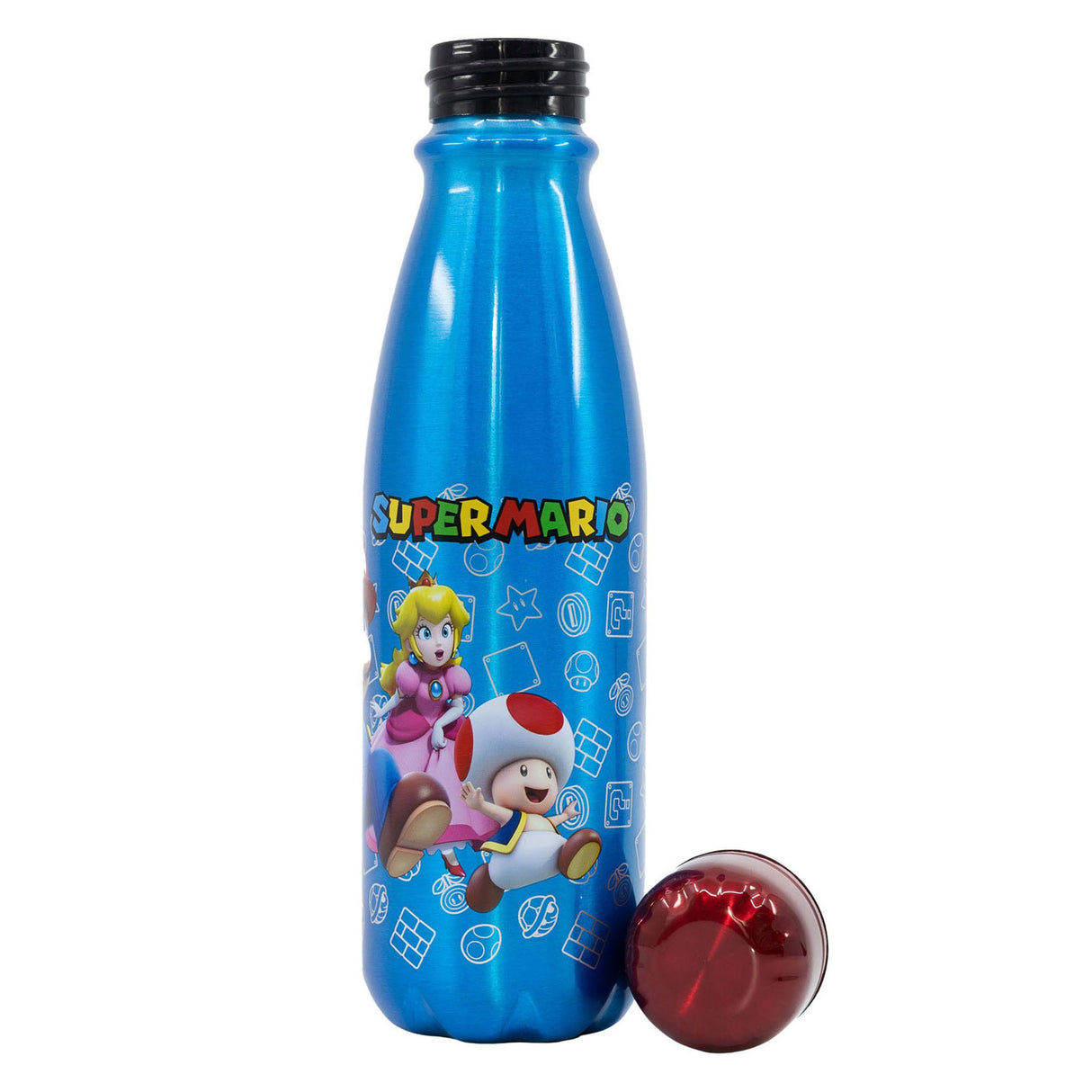 Super Mario Drinking Bottle Aluminium, 600 ml