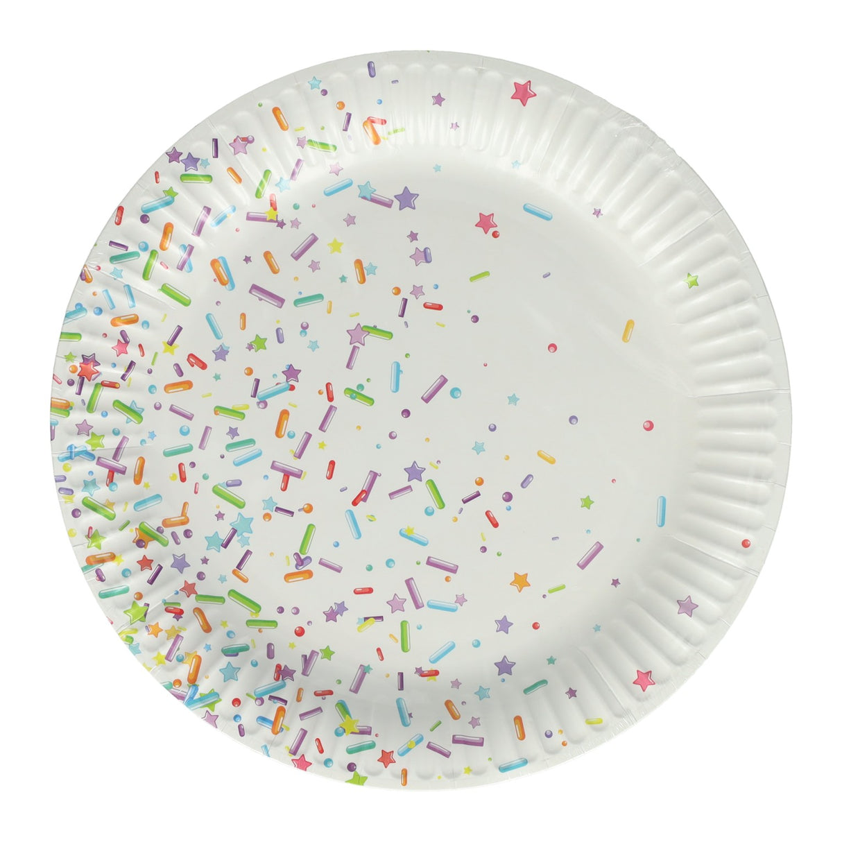 Assiettes de fête en papier 23 cm, 10 pcs.