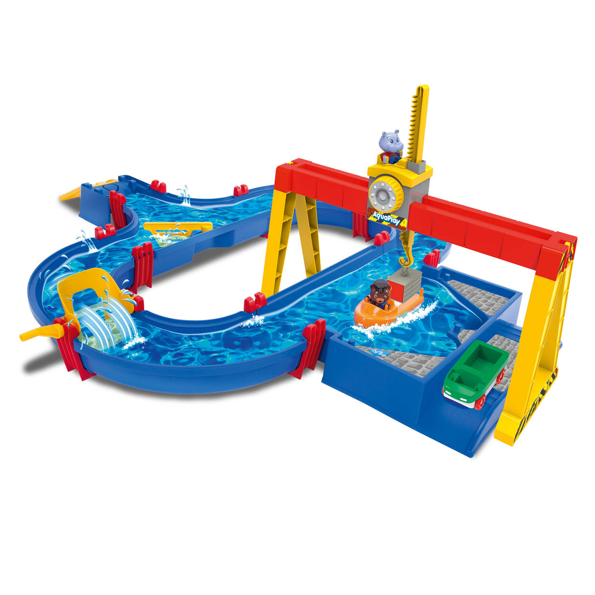 Aquaplay 1532 - set de grue à conteneurs