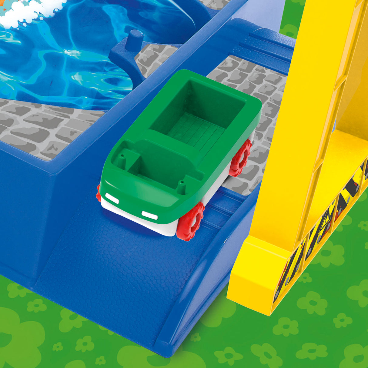 Aquaplay 1532 - set de grue à conteneurs