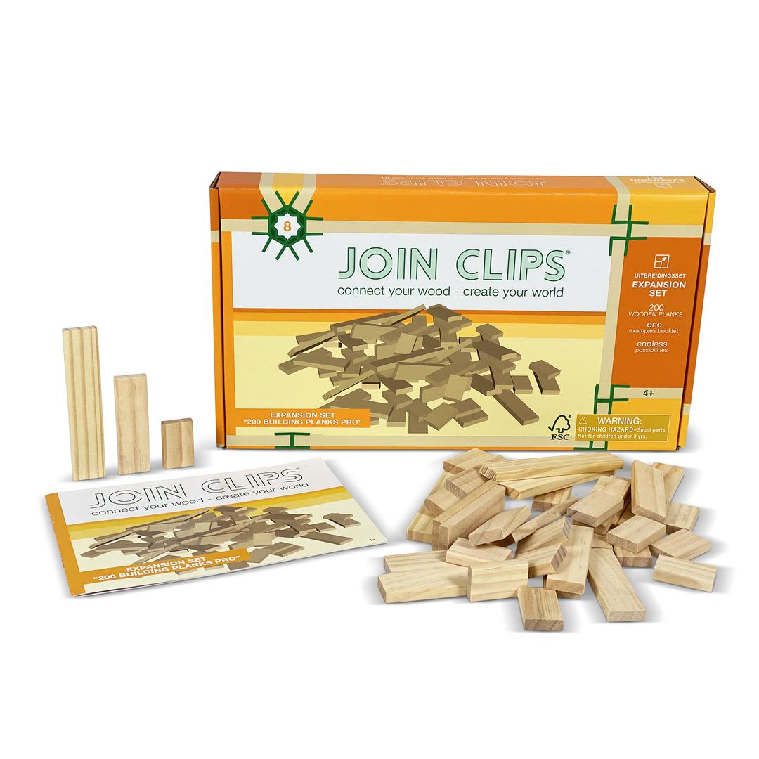 Join clips extension set 200 panneaux de construction pro