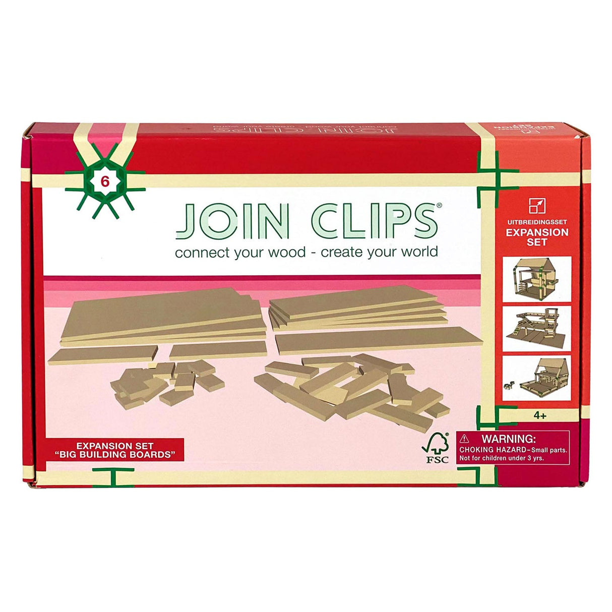 Join clips extension set grandes plaques de construction