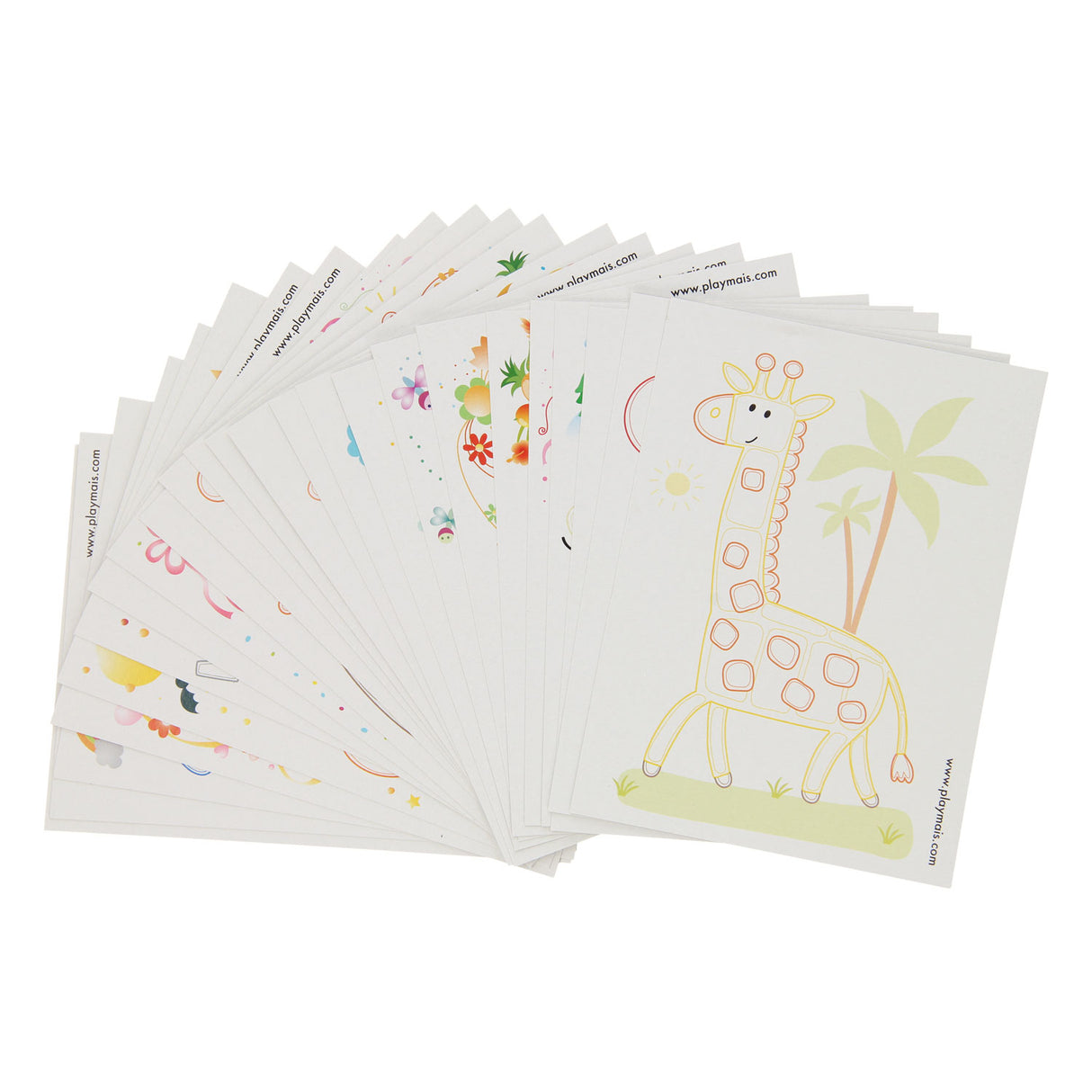 Cartes Playmais à décorer, 24pcs.