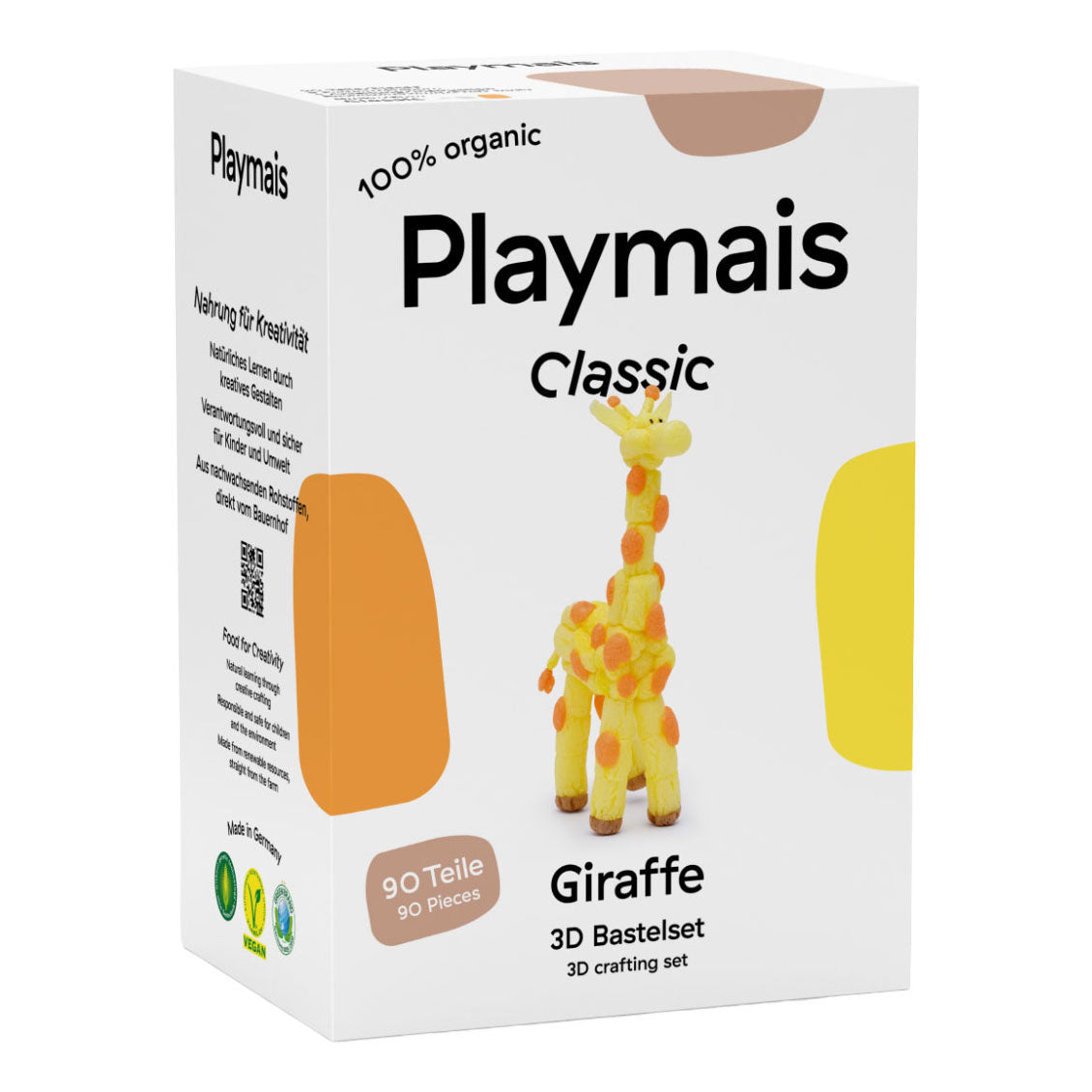 Playmais girafe 3d classique - 90 pièces