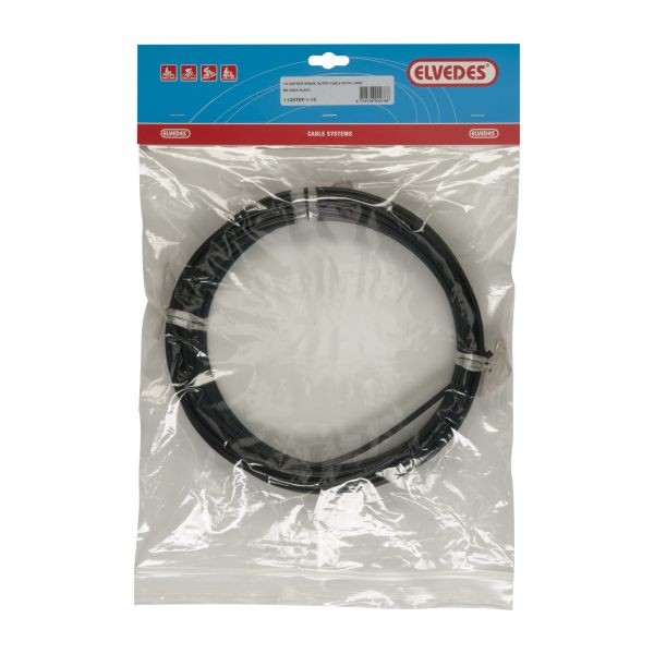 Câble à l'extérieur REM avec doublure Ø5.0 mm 10 mètres - noir (rouleau)