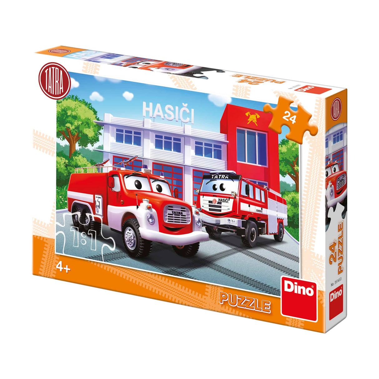 Puzzle dinosaure Dinotoys - Pompiers des Tatras - 24 pièces