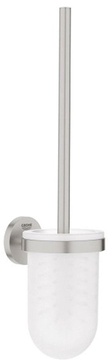 Ensemble de brosses de toilette Grohe essentials (modèle mural) - supersteel (acier inoxydable)