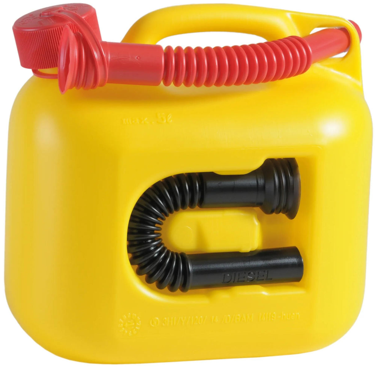 Hünersdorff jerrycan premium (un) bidon d'essence 5l crier plastique, un