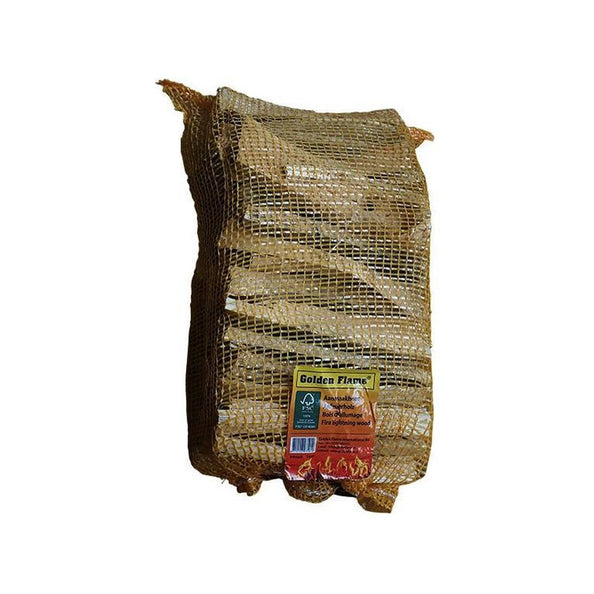 Golden Flame Lattes de bois d'allumage Golden Flame FSC 2,5 kg